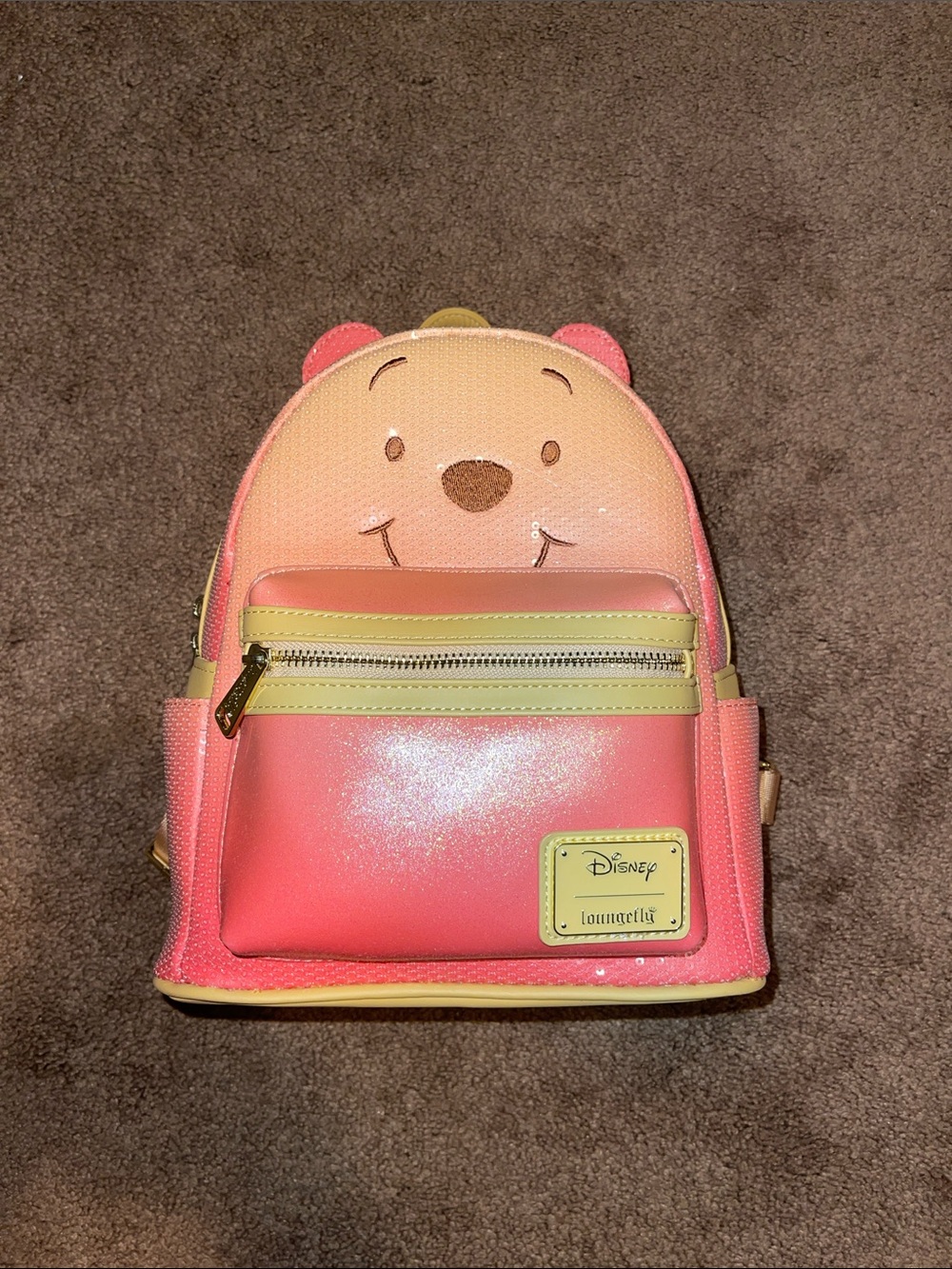 Loungefly Kids Winnie the Pooh Gradient Pink & Cream Mini Backpack